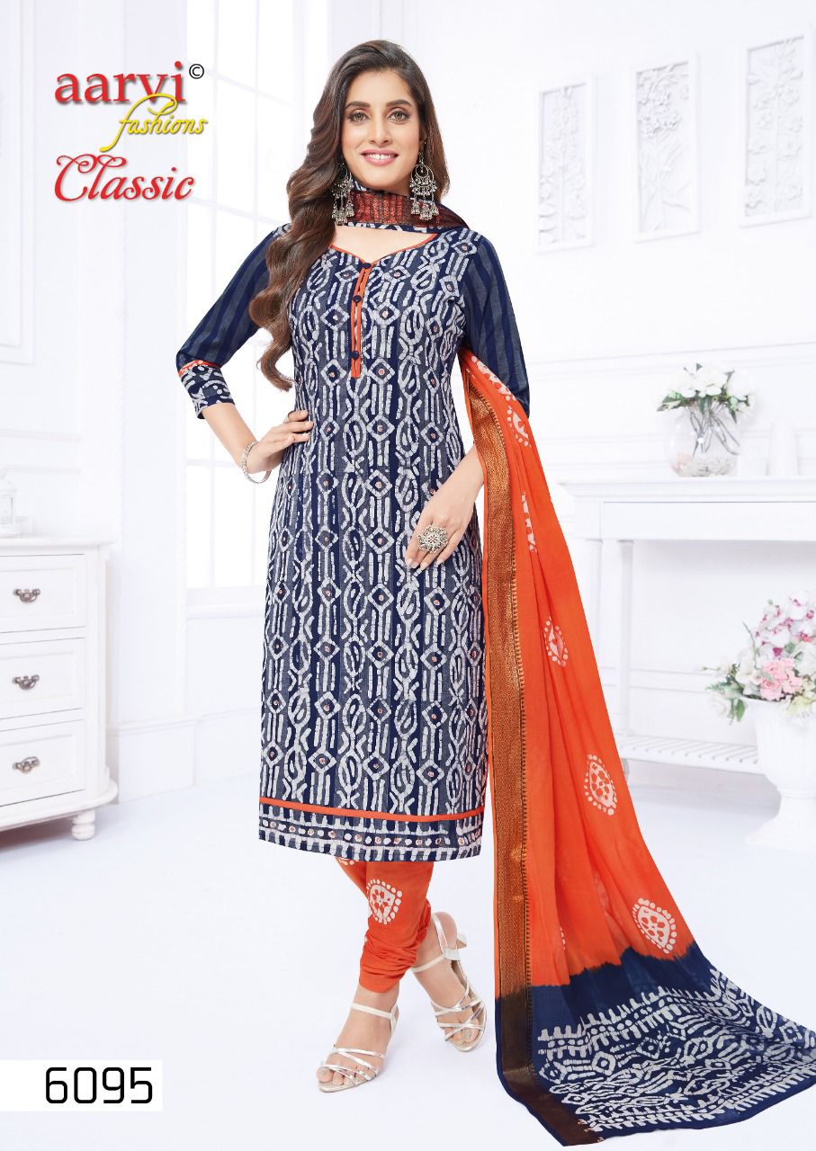 Aarvi Classic 2 Fancy Casual Wear Wholesale Dress Material Collection